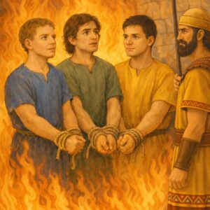 Drie vrienden in de oven