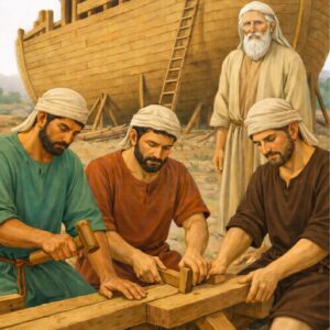 Noach bouwt de ark