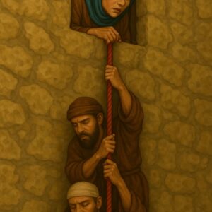 Bijbelse plaat Rachab en de verspieders