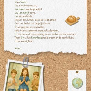 Een kaart van het Onze Vader