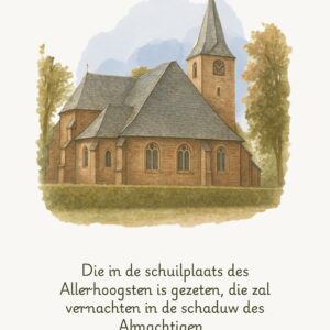Hervormde kerk Oene met psalm 91