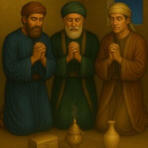 Wijzen aanbidden Het Kind