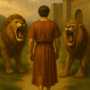 15. Leeuwen op de weg