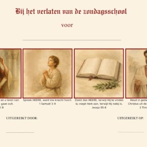 herdenkingsplaat zondagsschool