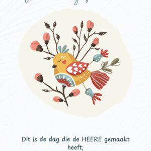 Dit is de dag die de HEERE gemaakt heeft