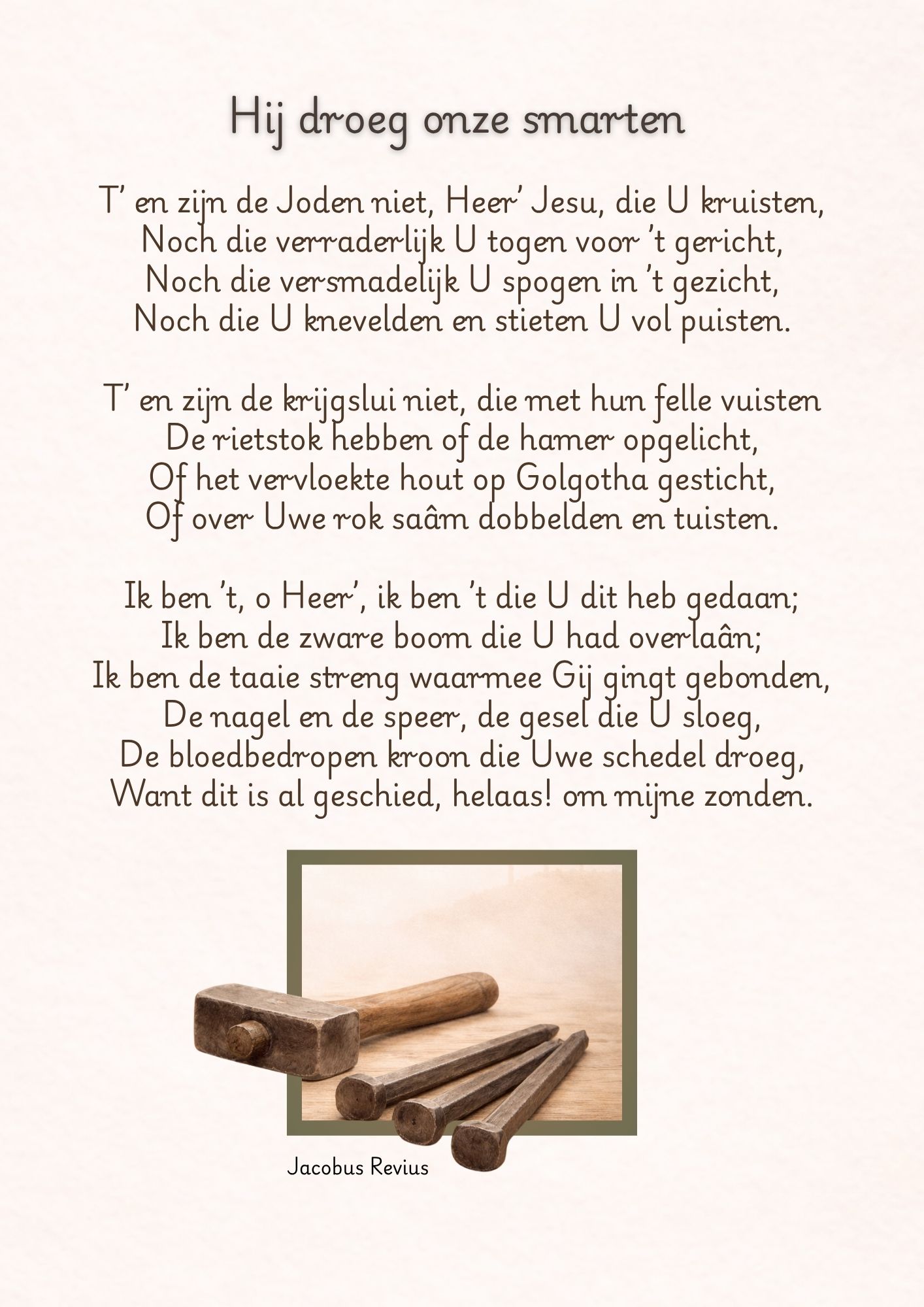 T' en zijn de Joden niet Heer Jesu
