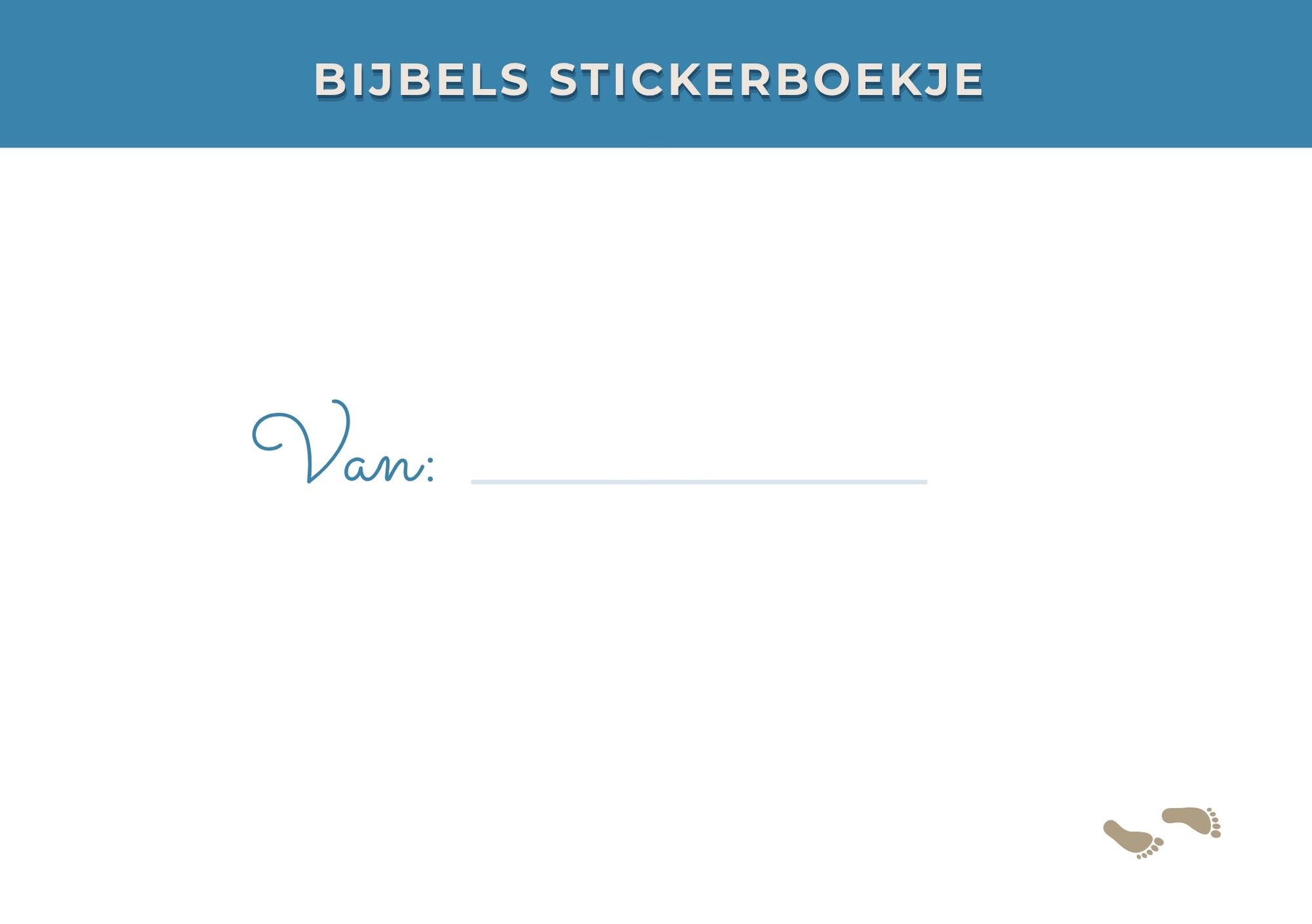 Bijbels stickerboekje - Afbeelding 2