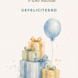 Cadeaus en ballonnen