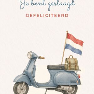 Geslaagd gefeliciteerd
