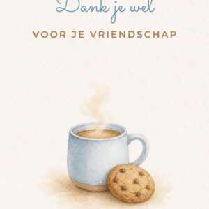 Dank je wel voor je vriendschap