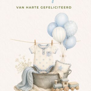 wasteil met ballonnen