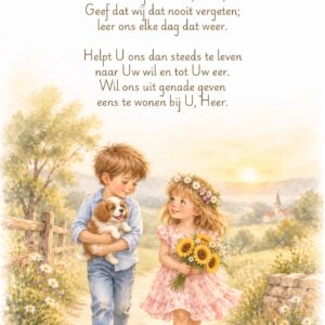 Elke dag aan ons gegeven