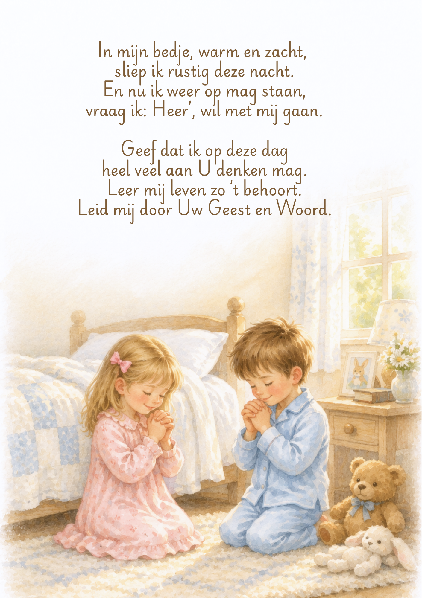 In mijn bedje warm en zacht