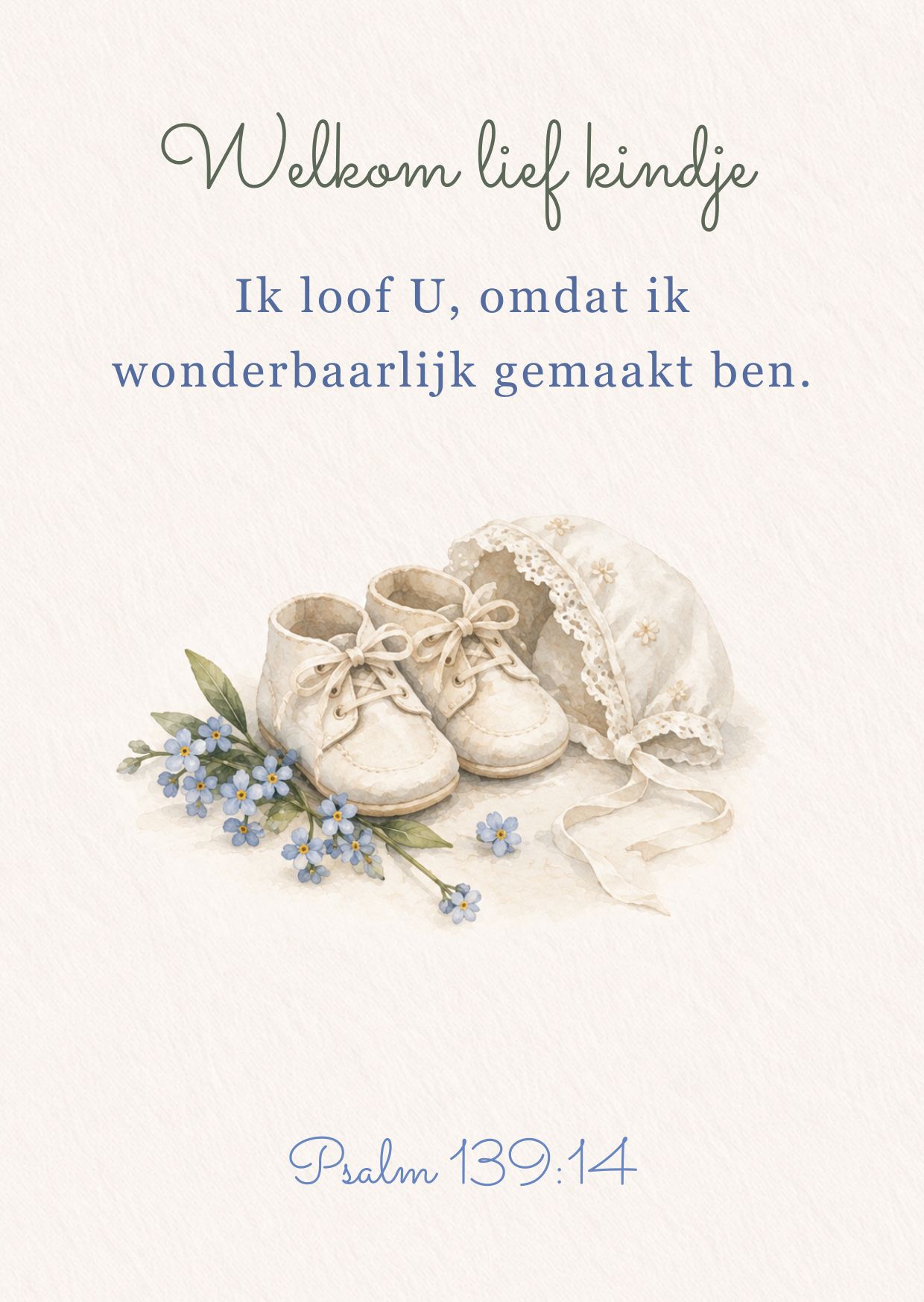 Schoentjes met mutsje
